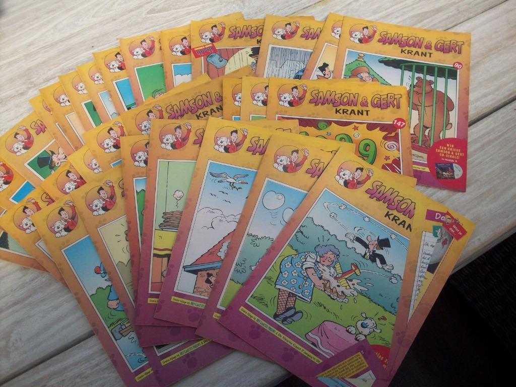 strip boeken samson & gert, Boeken, Stripverhalen, Gelezen, Meerdere stripboeken, Ophalen of Verzenden