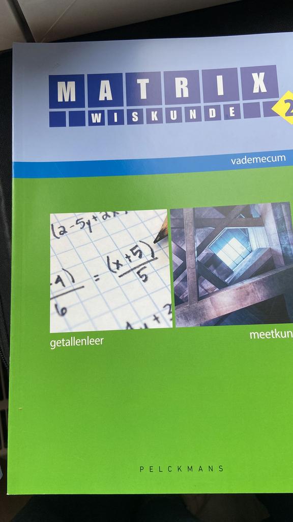 Matrix wiskunde 2 vademecum, Enlèvement ou Envoi, Comme neuf