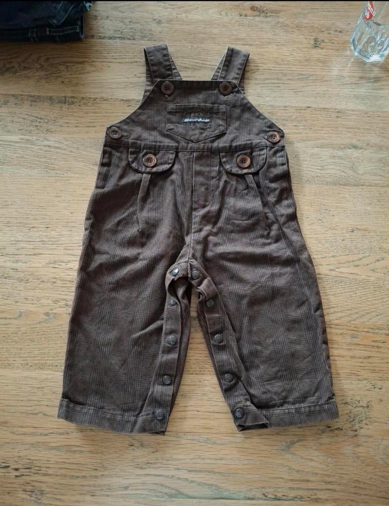 Bruin geruite salopette Tartine et Chocolat maat 1j, Ophalen of Verzenden, Zo goed als nieuw