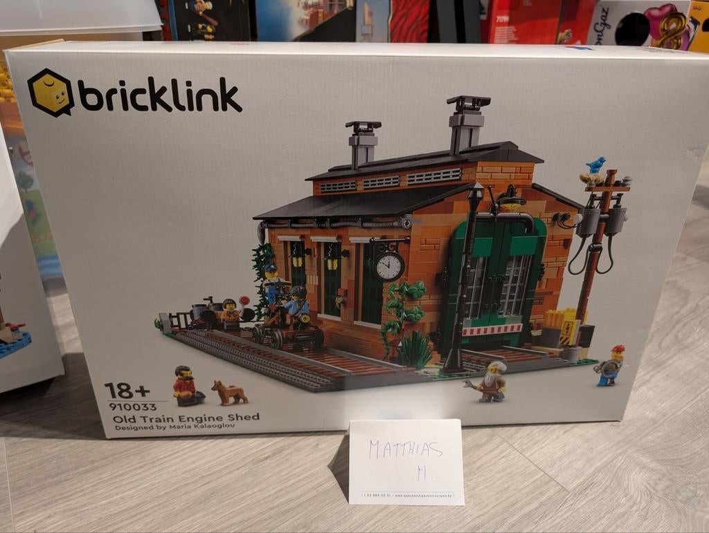Lego 910033 old train engine shed, Ophalen of Verzenden, Lego