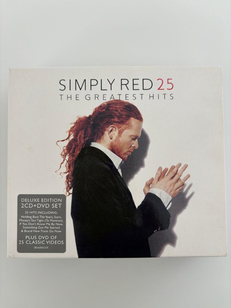 2 x CD + 1 DVD Simply Red – 25 (The Greatest Hits) 2008, Cd's en Dvd's, Ophalen of Verzenden, Zo goed als nieuw, Boxset