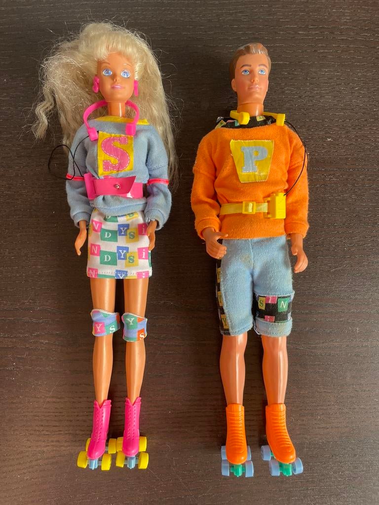Vintage Barbie Sindy & Paul Free Wheelin 1989, Enfants & Bébés, Jouets | Poupées, Enlèvement ou Envoi, Utilisé, Barbie