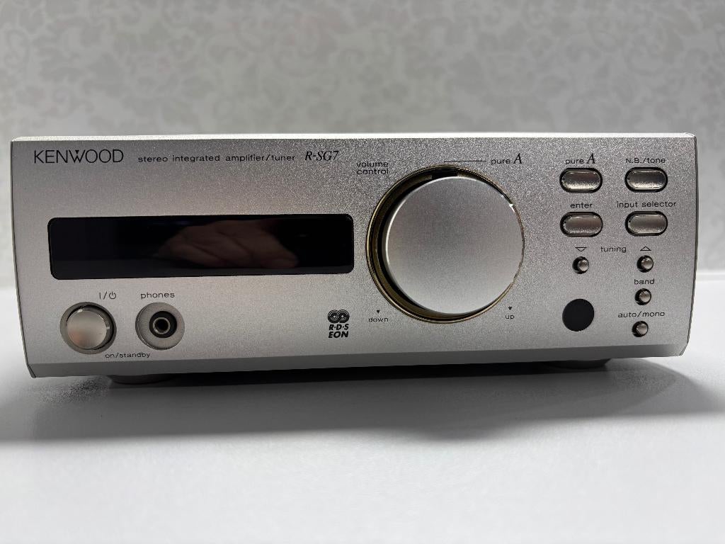 Kenwood R-SG7 (mini-amplificateur tuner), Enlèvement ou Envoi, Utilisé, Stéréo, Moins de 60 watts