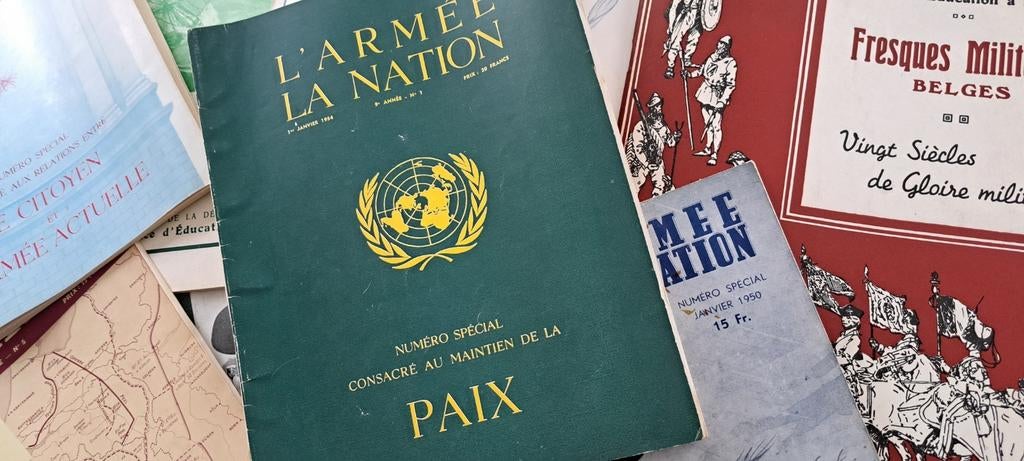 Tijdschriften l´armee la nation, Verzamelen, Militaria | Algemeen, Ophalen of Verzenden