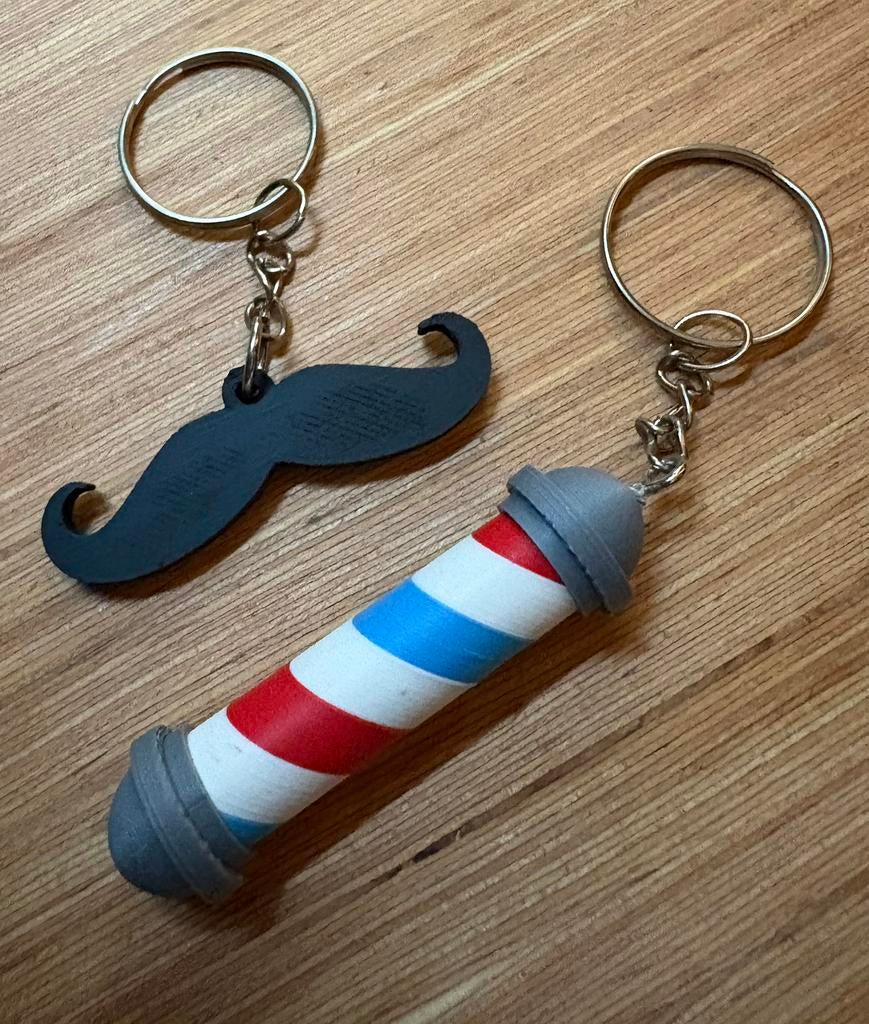 Sleutelhanger Barber kapper, Ophalen of Verzenden, Zo goed als nieuw