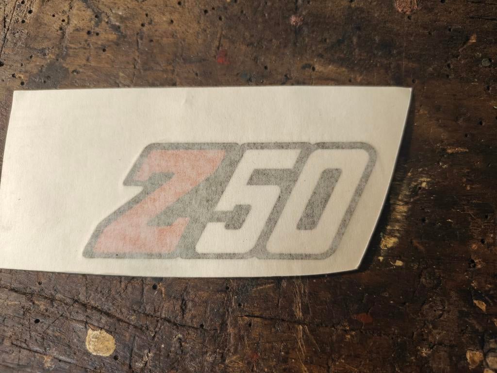 Z50J1 sticker, Ophalen of Verzenden