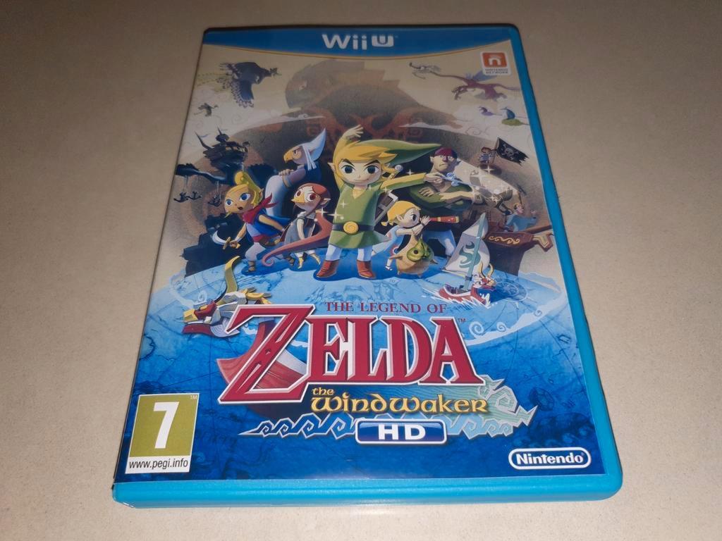 Zelda The Windwaker HD Wii U Game Case, Games en Spelcomputers, Games | Nintendo Wii U, Zo goed als nieuw, Verzenden