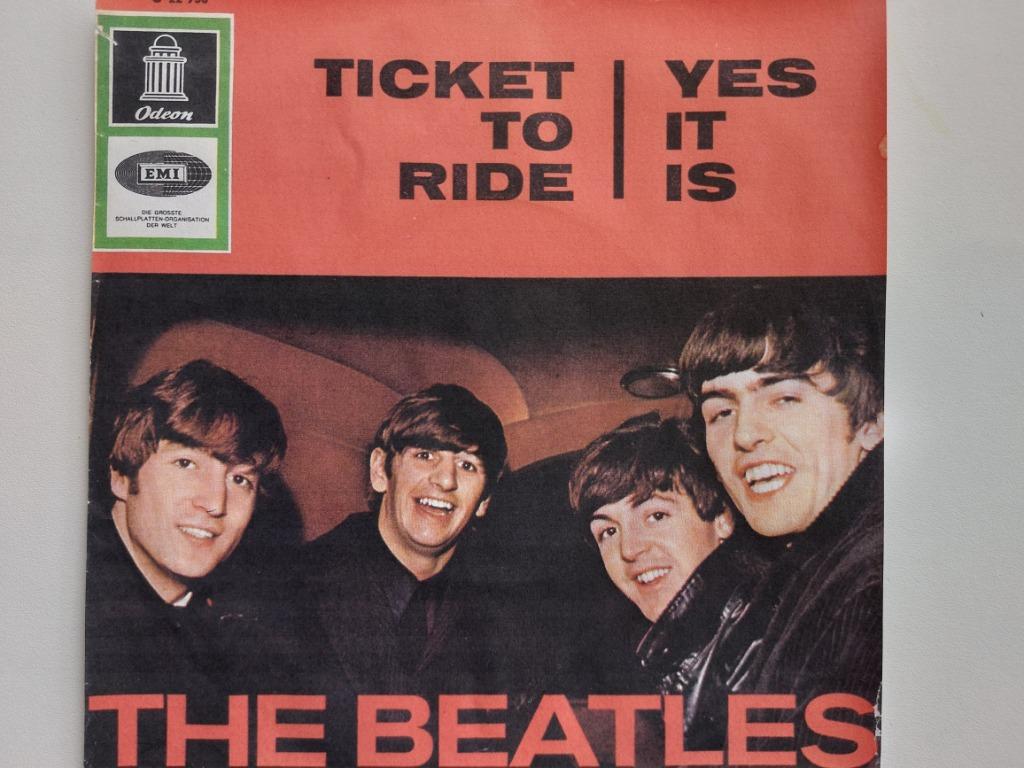 Beatles - Ticket To Ride(Hoes is Copy), Ophalen of Verzenden, Pop
