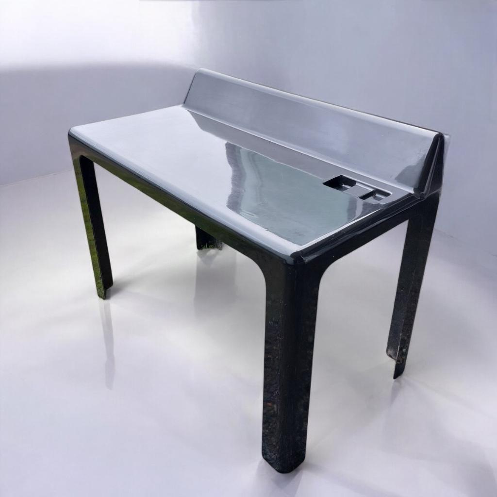 Bureau Patrick gingembre 1960s France space age glasvezel, Maison & Meubles, Enlèvement ou Envoi, Utilisé, Bureau