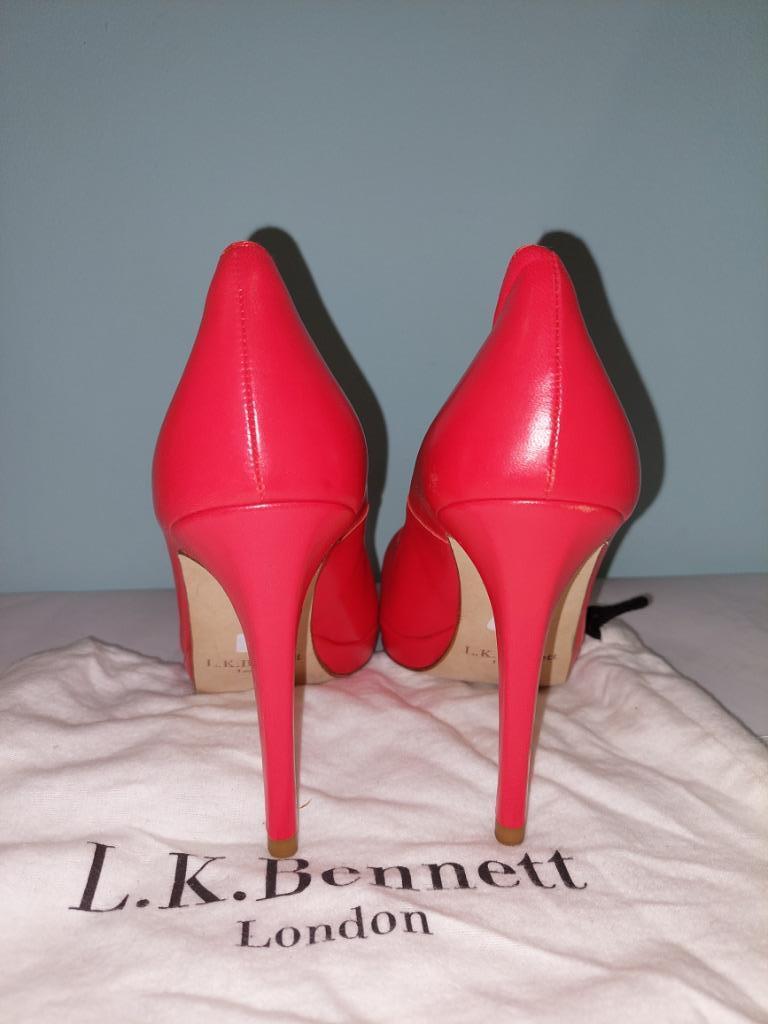 681C* LK Bennet-sexy rode leren pumps (41), Pumps, Verzenden, Nieuw, LK BENNET