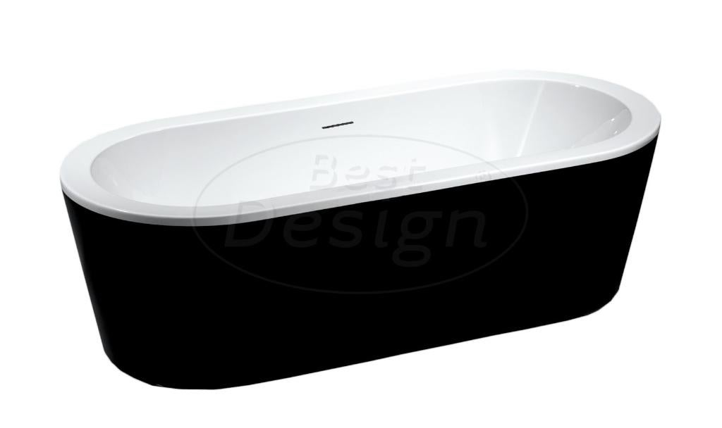 Vrijstaand bad - Best design - black & white, Doe-het-zelf en Bouw, Ophalen, Nieuw, Bad