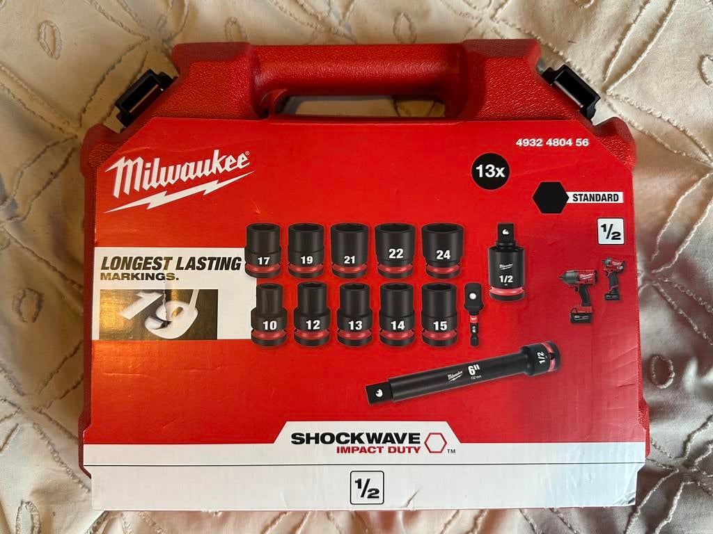 Douilles à choc professionnel Milwaukee, Enlèvement ou Envoi, Neuf