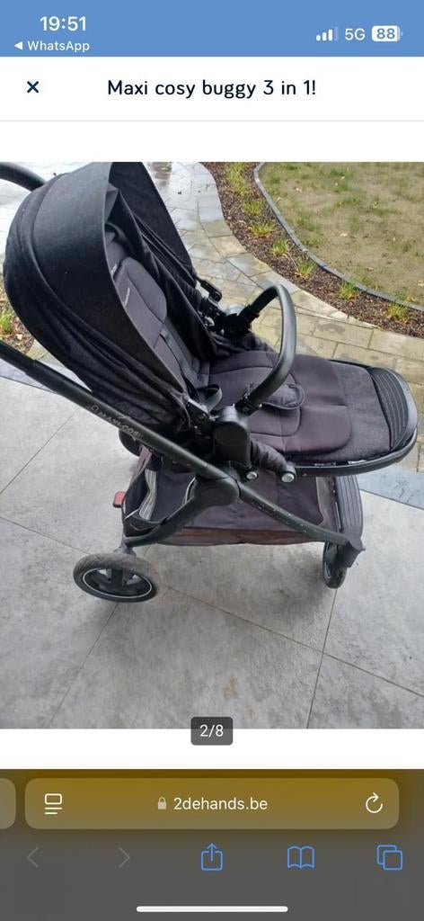 Kinderwagen Maxi Cosi 3 in 1., Kinderen en Baby's, Ophalen