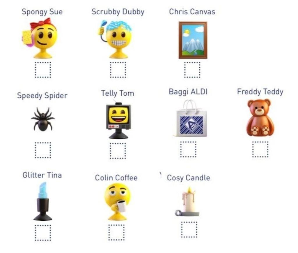 Aldi Emoji 2025 à 1 euro chacun, Collections, Aldi, Enlèvement ou Envoi