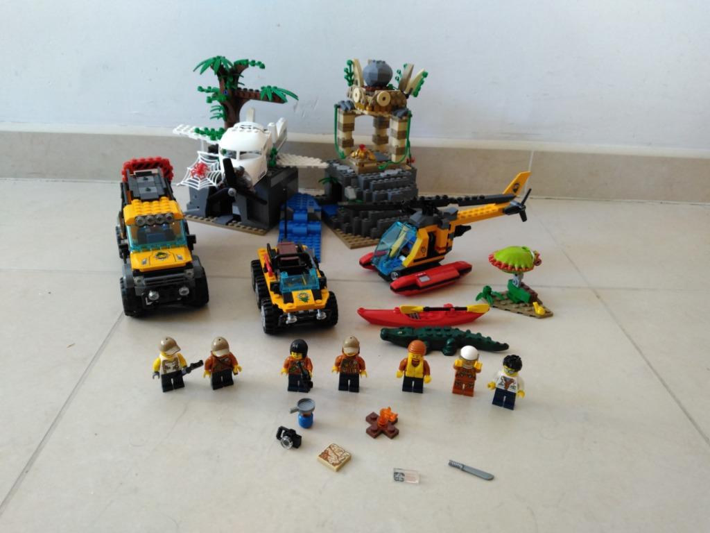 Lego City 60161 Jungle Exploration Site voir description, Ophalen of Verzenden, Gebruikt, Complete set, Lego