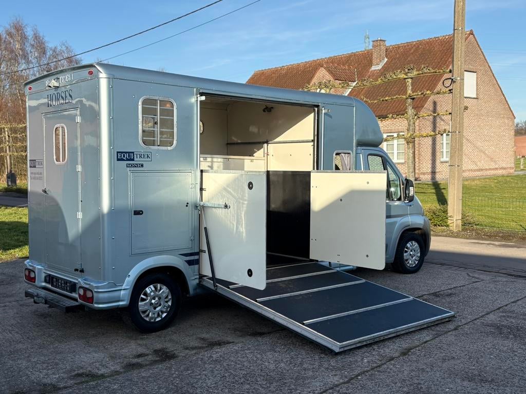 🐴Peugeot Boxer 3.0HDI Paardencamionette 14.000KM Dubbel Cab, Enlèvement