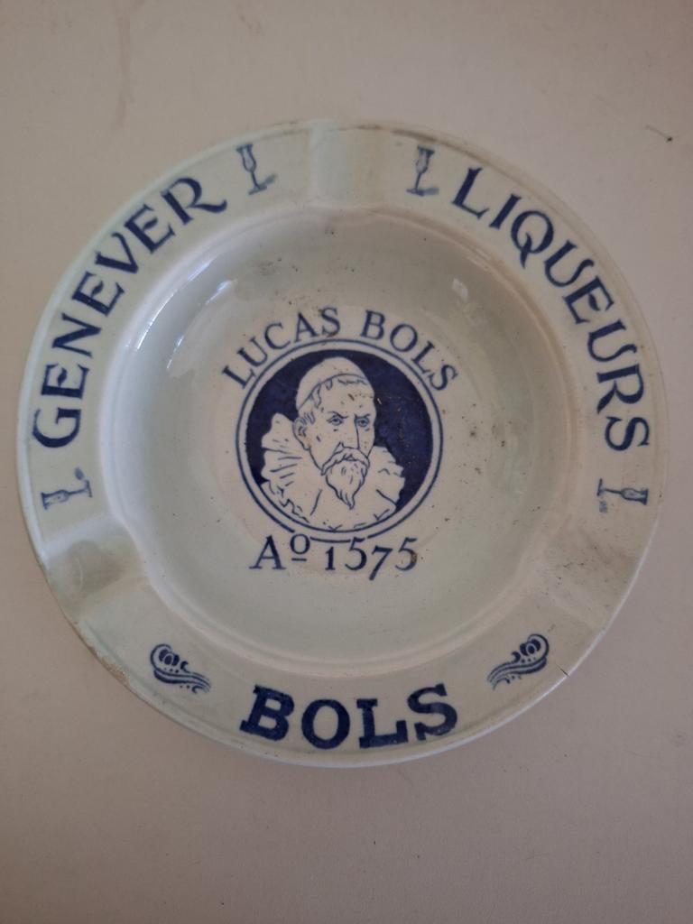 Oude asbak lucas Bols Jenever en liqueur Royal Sphinx, Verzamelen, Ophalen of Verzenden