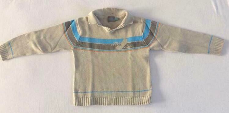 katoenen pull polokraagje Z & Co 5 j 110 beige, Kinderen en Baby's, Gebruikt, Ophalen of Verzenden, Jongen, Trui of Vest