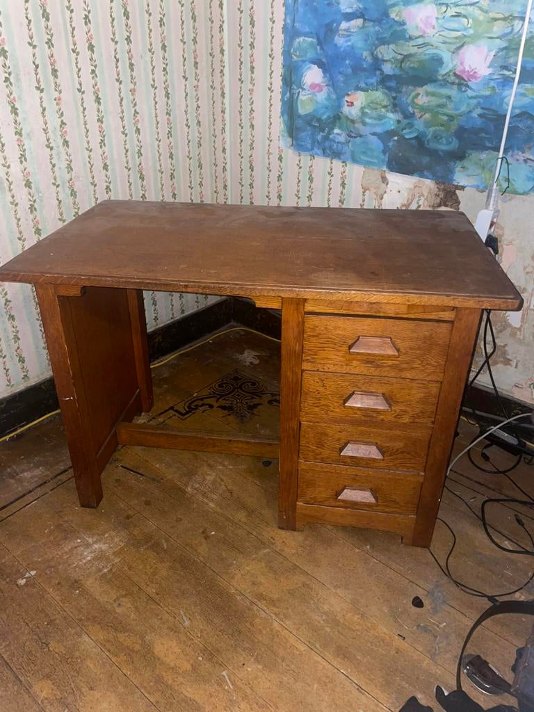 Vintage bureau voor kinderen, Ophalen, Gebruikt