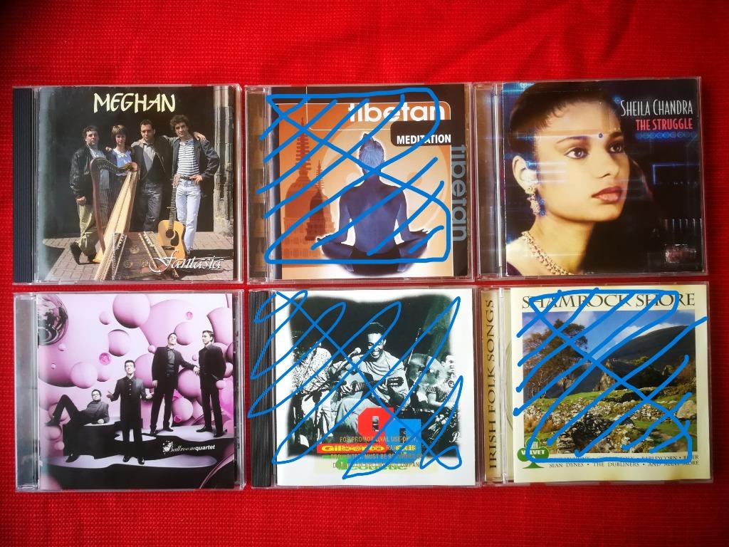 CD’s world music & folk aan €1,00/stuk (L25g), Ophalen of Verzenden, Gebruikt