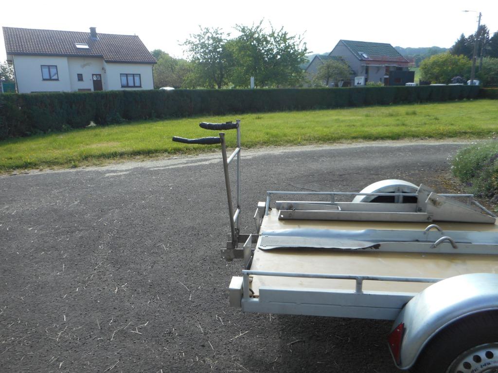 A Louer remorque moto, Motoren, Ophalen, Zo goed als nieuw