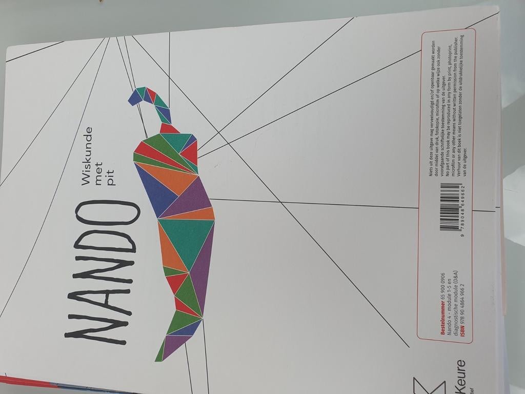 Nando 4 wiskunde met pit met vademecum module 1 tot 11, Ophalen, Nieuw