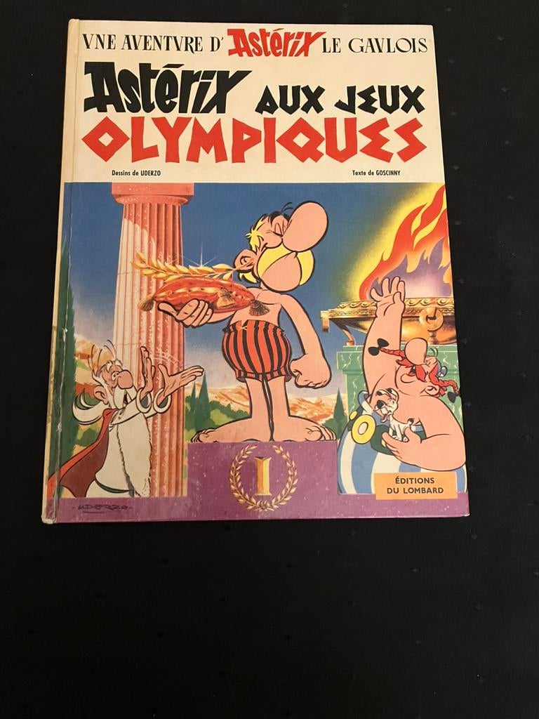 Astérix T12 - Aux jeux olympiques - EO 1968 - Lombard., Livres, Enlèvement ou Envoi, Une BD, Comme neuf, Goscinny - Uderzo