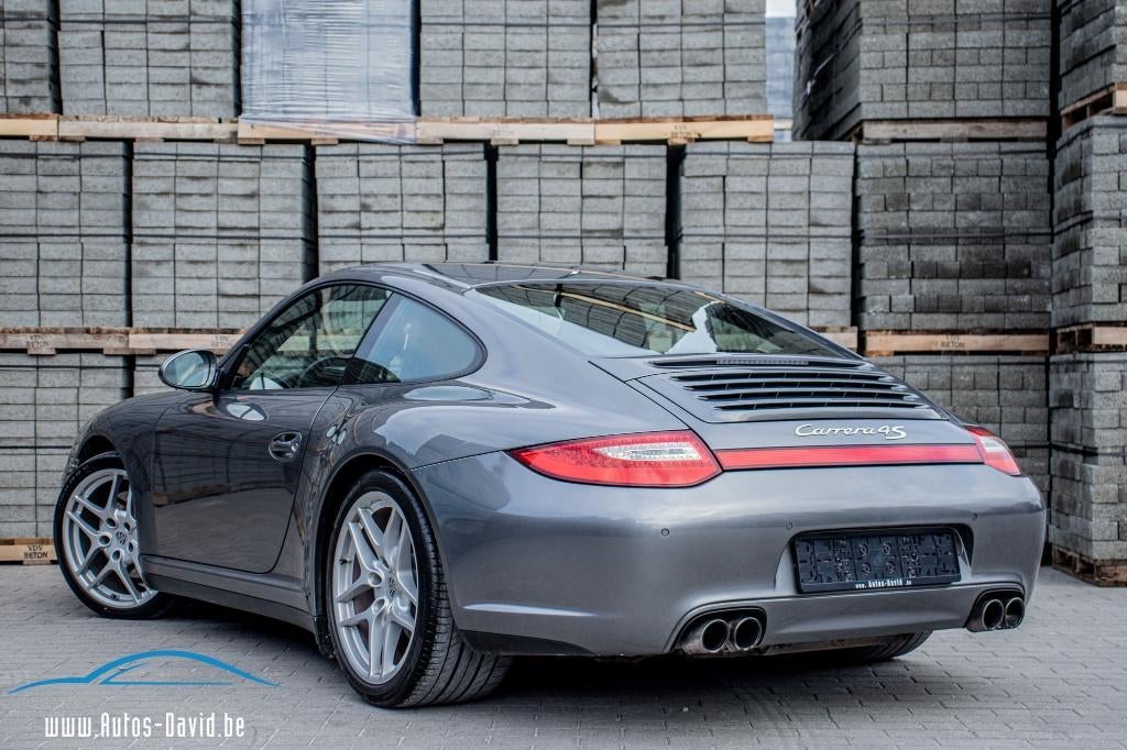 Porsche 997 911 Carrera 4S 3.8i Manueel Coupé / 1 EIGENAAR, Auto's, Porsche, Zwart, 259 g/km, Leder, Bedrijf
