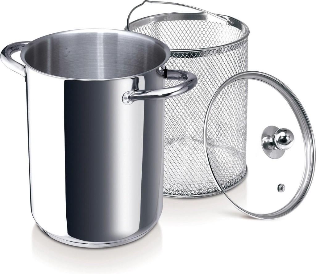 Nieuw | Aspergekookpan - Aspergekoker 16cm Beka, Huis en Inrichting, Keuken | Potten en Pannen, Kookpan of Snelkookpan, Inox, Nieuw