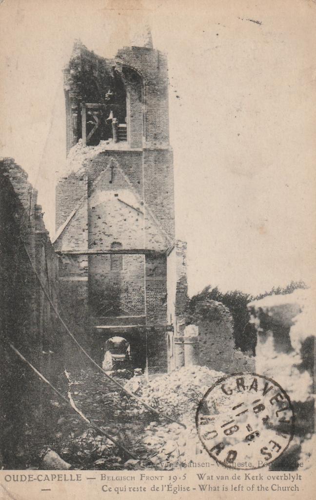 Militaria 1914-18 : Oudekapelle, Envoi