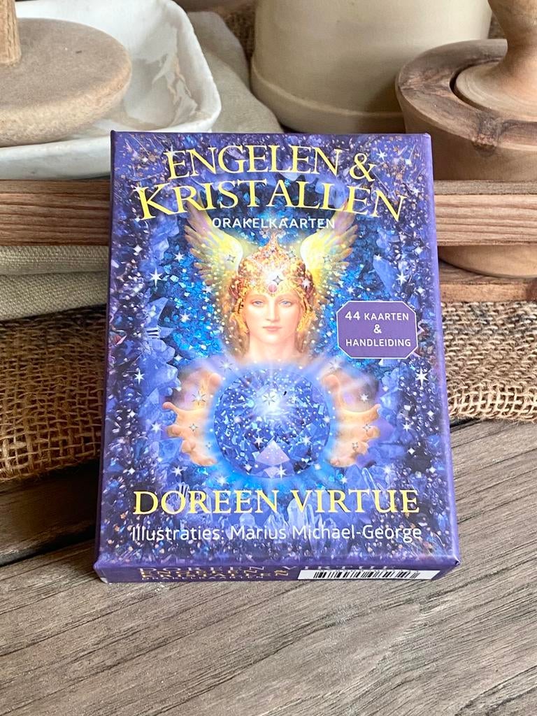 Doreen Virtue Orakelkaarten • Engelen en Kristallen, Boeken, Ophalen of Verzenden, Nieuw
