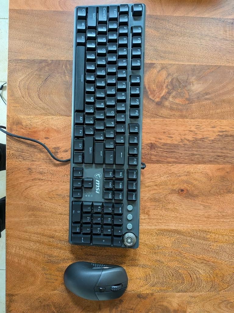 MSI muis en toetsenbord., Computers en Software, Ophalen, Bedraad