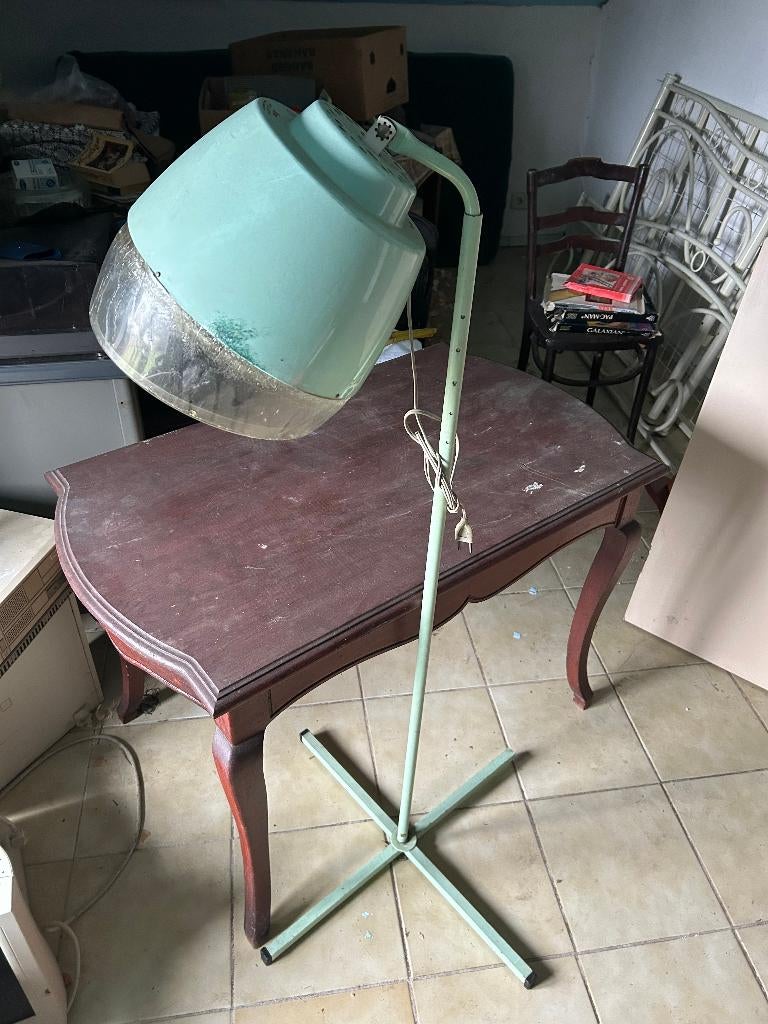 Vintage licht groene haardroger merk NOVAK jaren 60', Ophalen