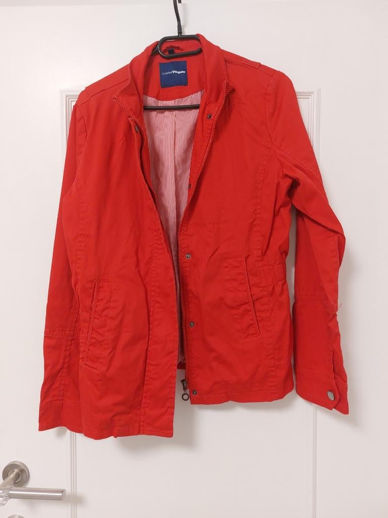 Rode jas maat 40 Charles Vogeele, Ophalen of Verzenden, Maat 38/40 (M)