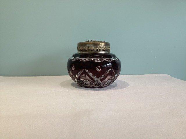 Fleurs piquées en cristal de Bohême. 033/Ca., Antiquités & Art, Enlèvement