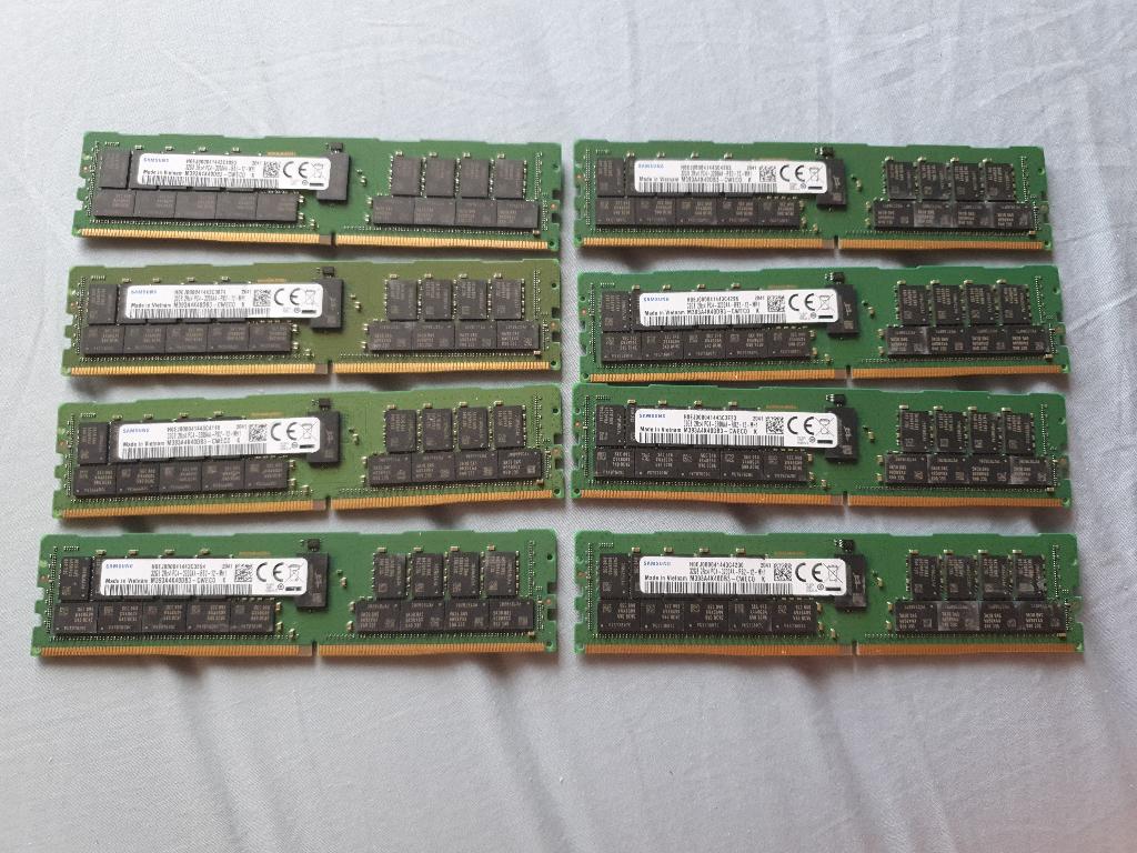 256Gb DDR4 ECC Samsung 32Gb x 8 Server RAM, Informatique & Logiciels, Enlèvement ou Envoi, DDR4, Serveur, Utilisé
