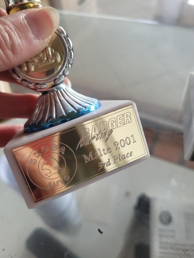 Officiële Skoda Auto-trofee - Malta 2001 - Collector, Boeken, Auto's | Folders en Tijdschriften, Nieuw, Overige merken, Ophalen