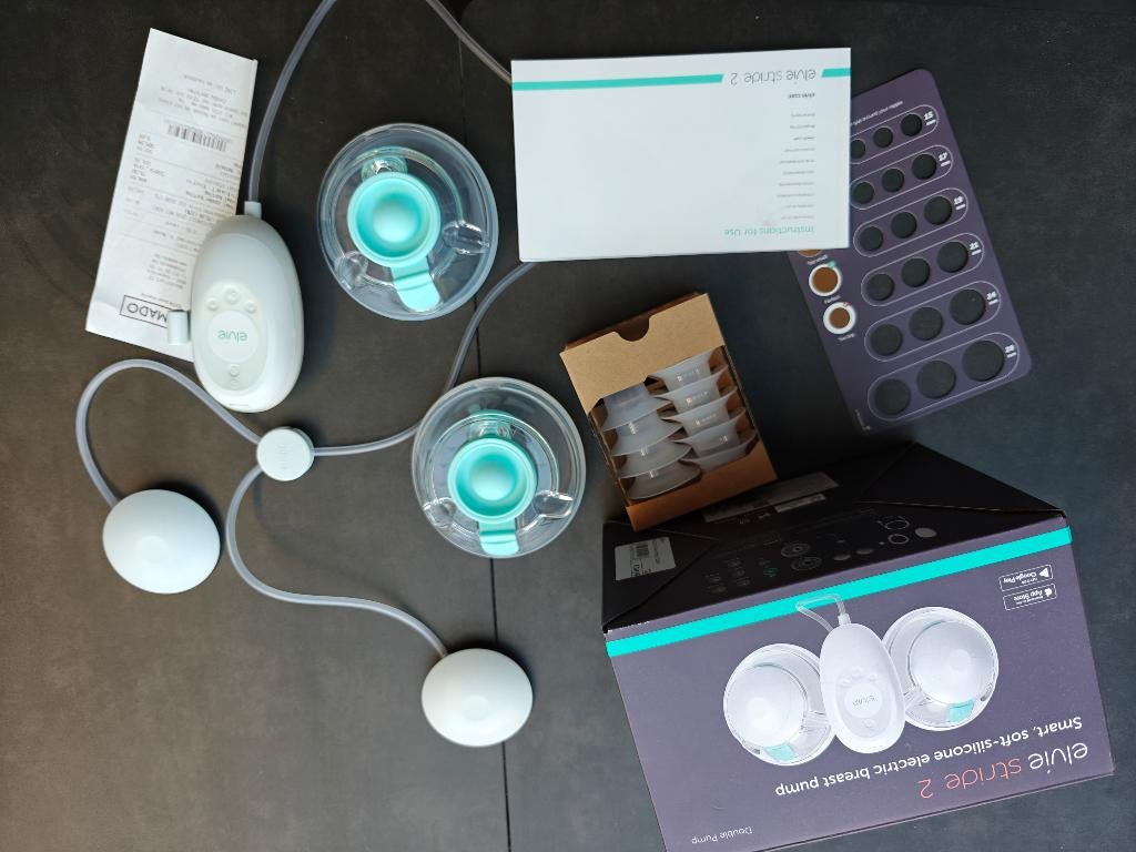 Elvie stride 2 electrische handsfree borstkolf, Kinderen en Baby's, Babyvoeding en Toebehoren, Zo goed als nieuw, Borstkolf, Ophalen of Verzenden