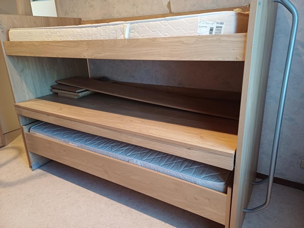 Lit mezzanine+bureau, Maison & Meubles, Enlèvement, Lit mezzanine