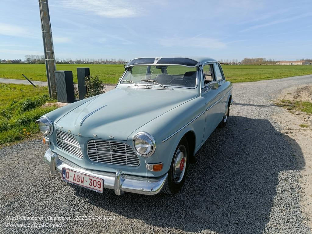 Volvo Amazon benzine & lpg 1965 B 18, Auto's, Oldtimers, Zwart, Zwart, Leder, Particulier