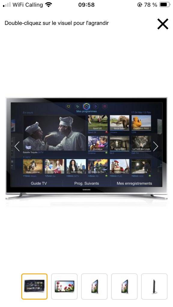 Télévision Samsung 32 pouces – Bon état, Enlèvement