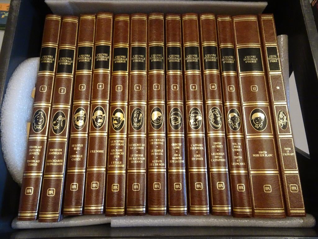 Editions Rombaldi - L' œuvre intégrale d'Hergé - Tintin, Livres, Plusieurs BD, Enlèvement ou Envoi, Comme neuf