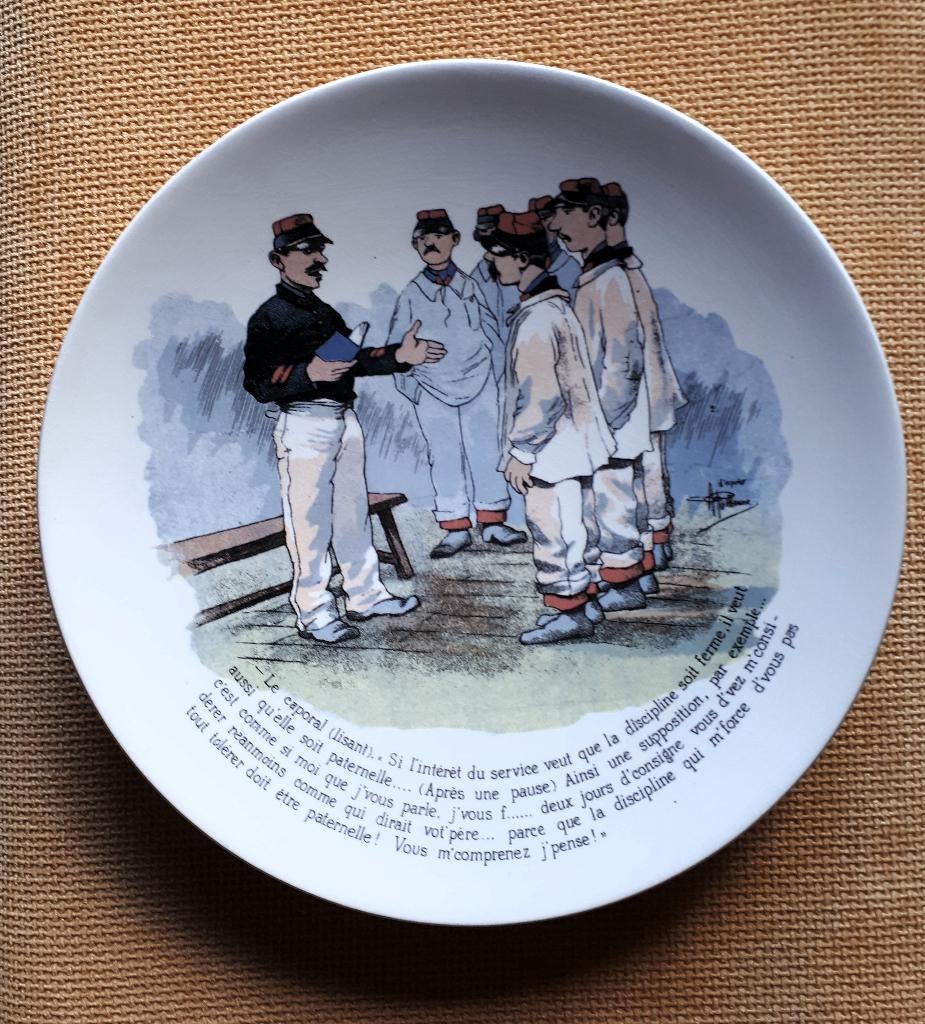 Assiette Sarreguemines (02), Antiquités & Art, Enlèvement