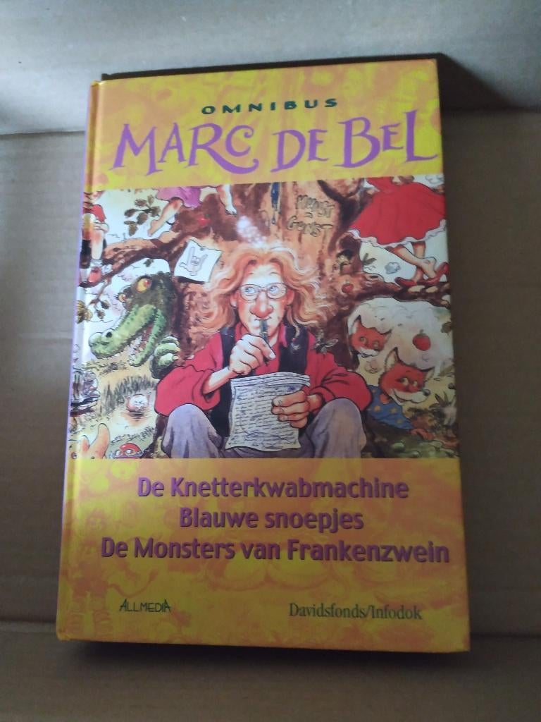 Marc de bel De knetterkwabmachine blauwe snoepjes de...., Ophalen of Verzenden