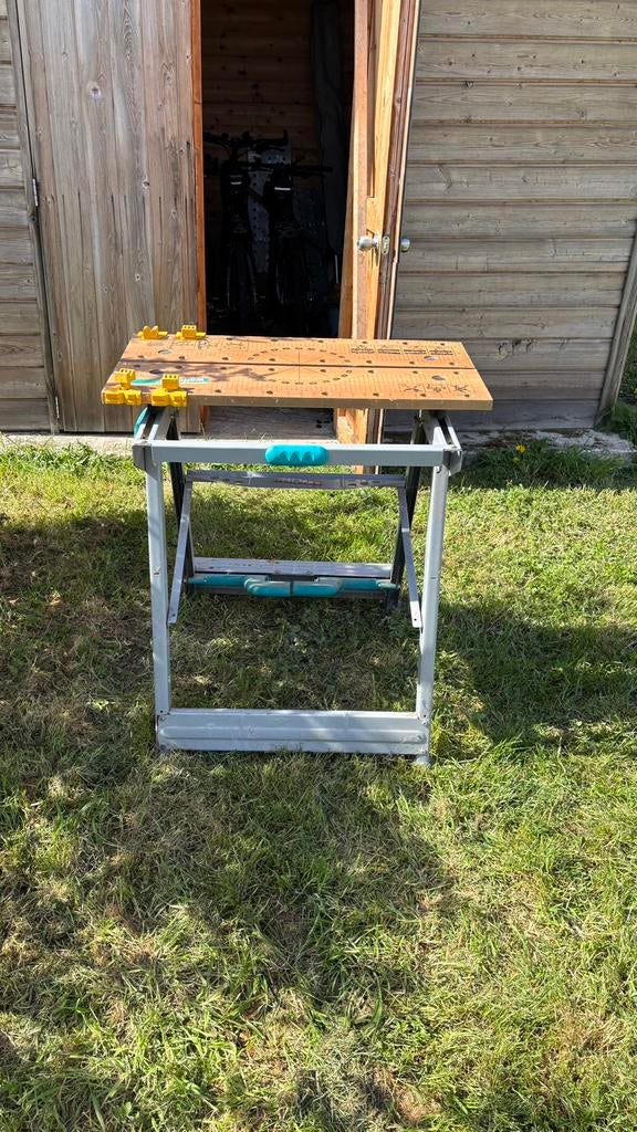 Établi Wolfcraft Master 800 – Très bon état, Bricolage & Construction, Enlèvement, Utilisé