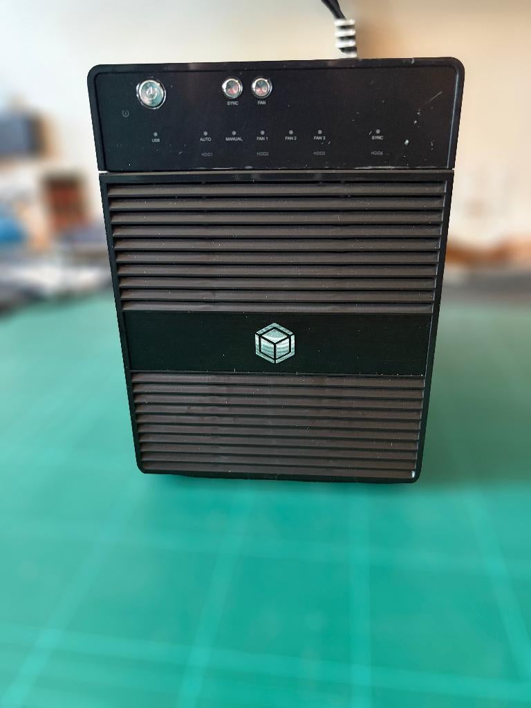 ICY BOX IB-3740-C31 – 4-bay externe HDD/SSD behuizing, Computers en Software, HDD, Ophalen of Verzenden, Zo goed als nieuw, Desktop