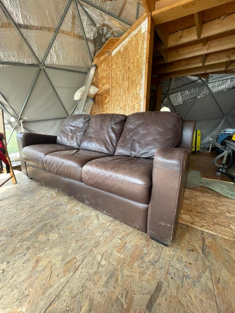 Sofa cuire, Enlèvement ou Envoi, Comme neuf