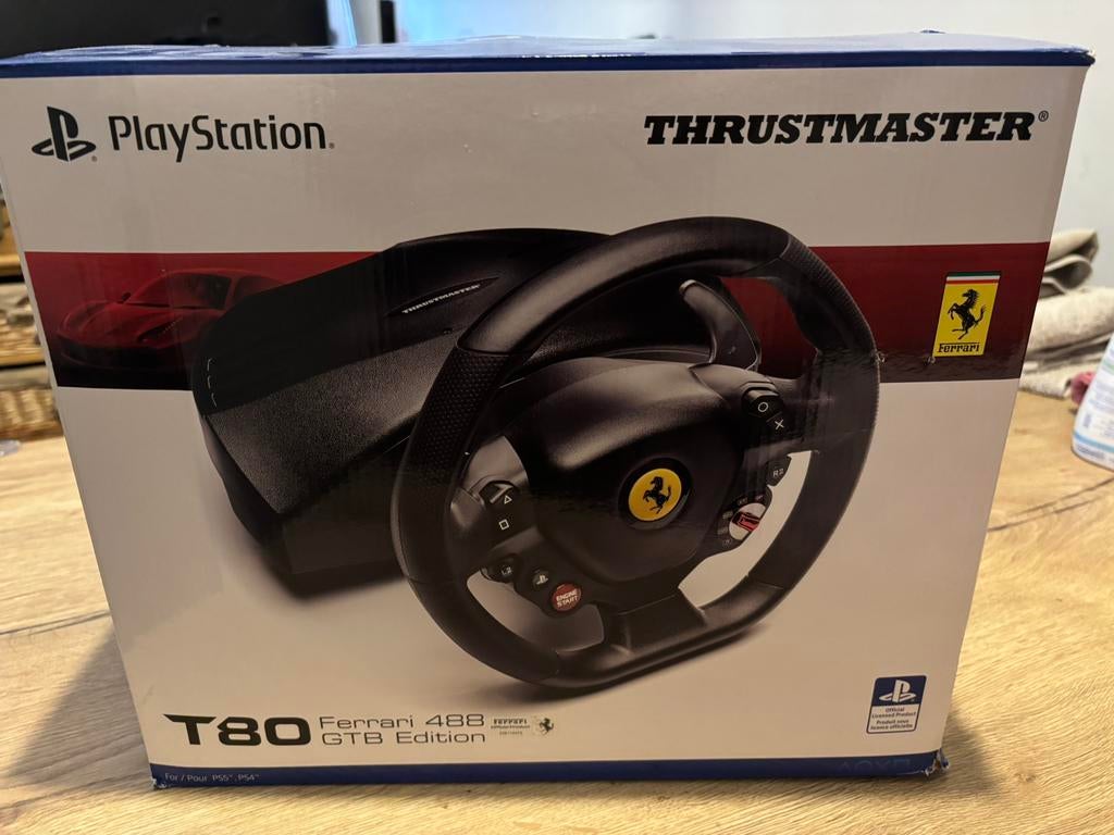 Thrustmaster T80 Ferrari 488 GTB Edition., Games en Spelcomputers, Spelcomputers | Sony Consoles | Accessoires, Ophalen of Verzenden