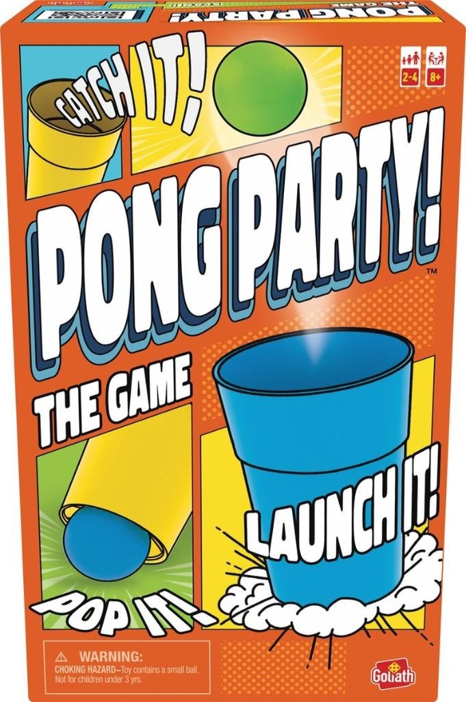 Goliath Pong Party - Actiespel - Partyspel *NIEUW*, Hobby en Vrije tijd, Gezelschapsspellen | Bordspellen, Ophalen of Verzenden