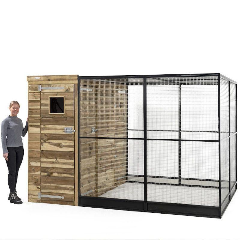 Volière R9 links, Dieren en Toebehoren, Ophalen of Verzenden, Nieuw, Aluminium, Volière